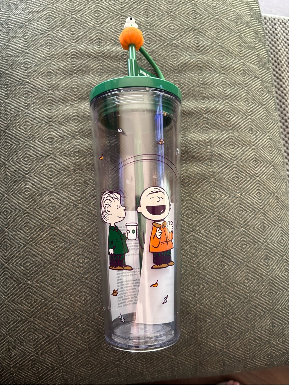 Snoopy Starbucks Tumbler Great Pumpkin
